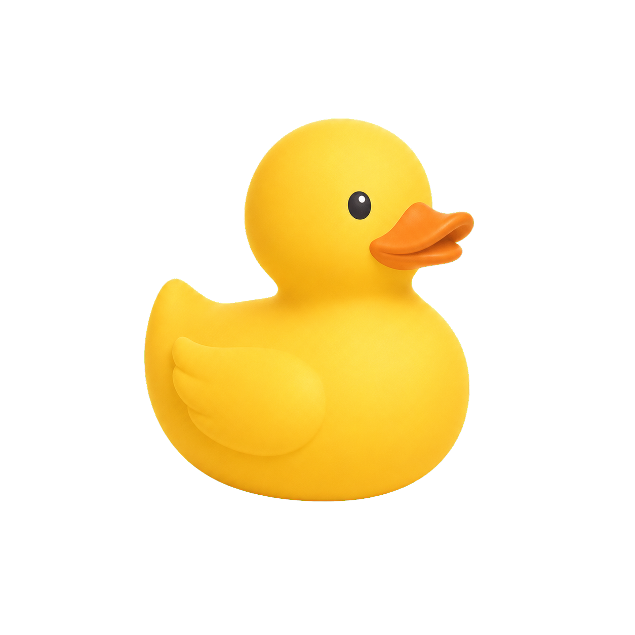 Papa's research assistant Rubber duck mascot
